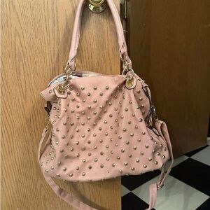 Studded Pink Handbag